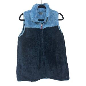 Eddie Bauer Fast Fleece Plush Full-Zip Vest, Size Medium